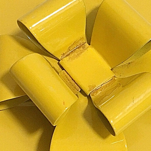 Vintage Glass Candle Jar Metal Bow FINAL PRICE - Picture 5 of 5